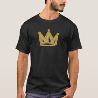 Gold graffiti crown 