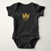 Gold graffiti crown with name