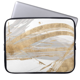 Gold & Grey Laptop Sleeve