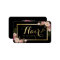 Gold Hair Stylist Scissors Trendy Girly Floral