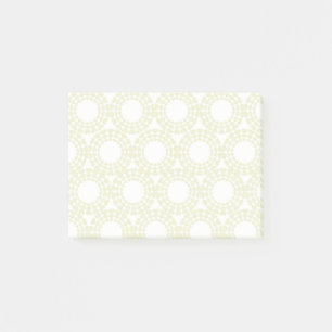 Gold hearts post-it notes