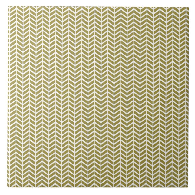 Gold Herringbone Tile (Front)