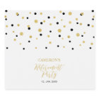 Gold Hexagon Confetti Retirement Party Favour