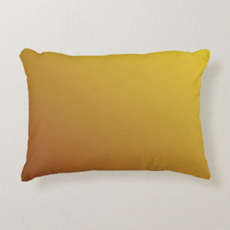 Gold Hexagon: Glitter Geometric Background. Accent Pillow