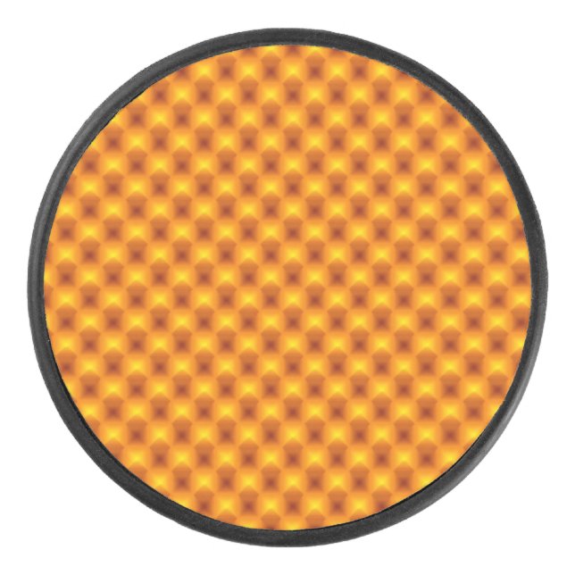 Gold Hockey Puck (Front)