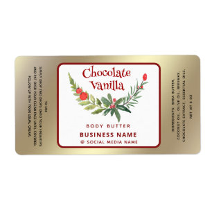 Gold Holiday holly brunch typography product
