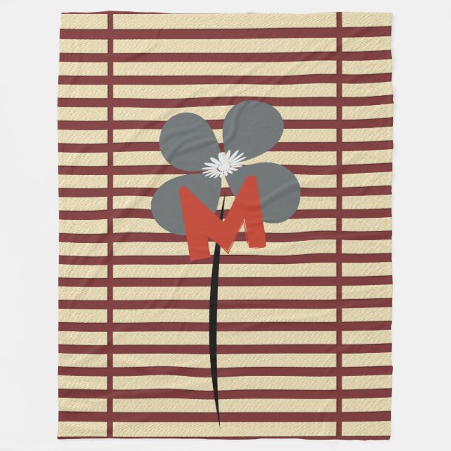 Gold Holidays Vibe Fleece Blanket (Front)