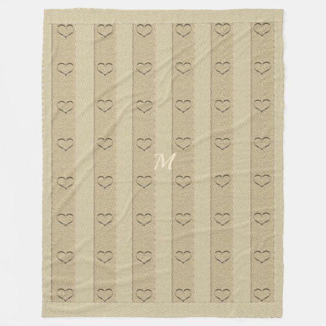 Gold Holidays Vibe Fleece Blanket (Front)