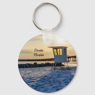 Gold Hour Destin East Pass Key Chain