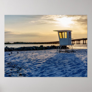 Gold Hour Destin East Pass Poster