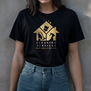  Gold House Cleaning Services  T-Shirt