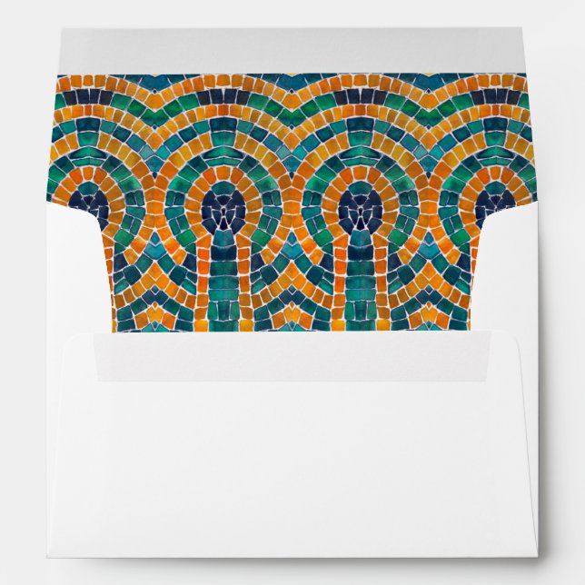 GOLD ICONS MOSAIC A7 Envelope (5x7 cards) (Back (Bottom))