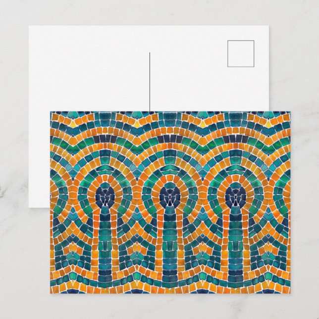 GOLD ICONS MOSAIC Postcard (Front/Back)