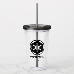 Gold Imperial Symbol Acrylic Tumbler