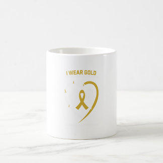 Gold In Memory Of Granddaughter Childhood Coffee Mug