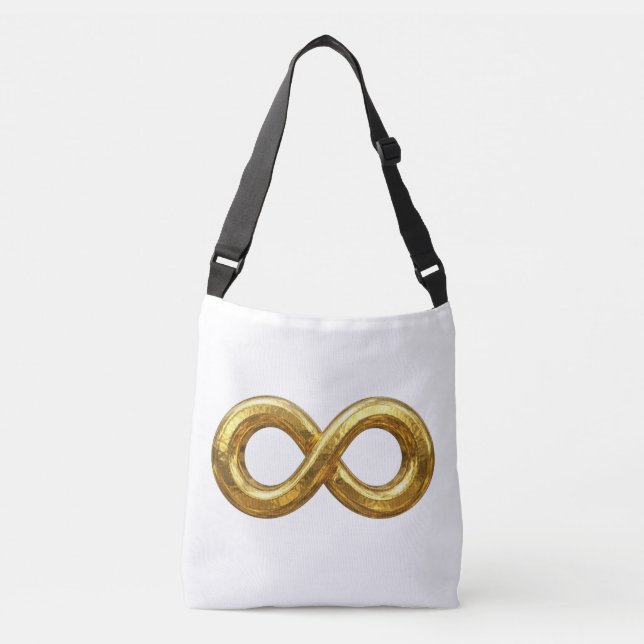 Gold Infinity Symbol Tote Bag (Front)
