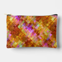 Gold Iridescent Mosaic Pattern