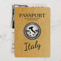 Gold Italy Passport