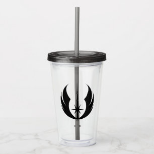 Gold Jedi Symbol Acrylic Tumbler