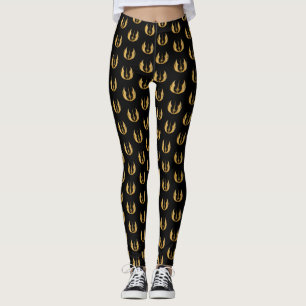 Gold Jedi Symbol Leggings