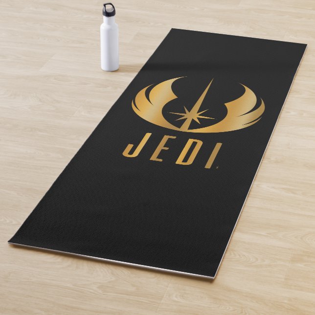 Gold Jedi Symbol Yoga Mat (In Situ)