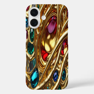 Gold & Jewels #15 - iPhone 16 Cases