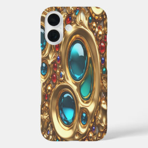 Gold & Jewels #3 - iPhone 16 Cases