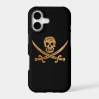 Gold Jolly Roger
