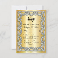 Gold Jubilee | Diamond Wedding | Anniversary RSVP