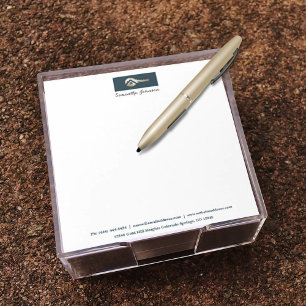 Gold Key Blue Spruce Personalized Realtor Notepad