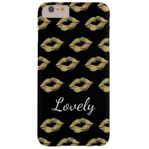 Gold Kisses Barely There iPhone 6 Plus Case