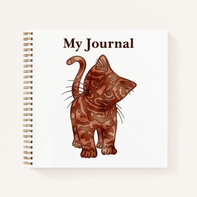Gold Kitten Journal (Front)