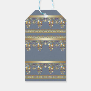 Gold lace gift tags