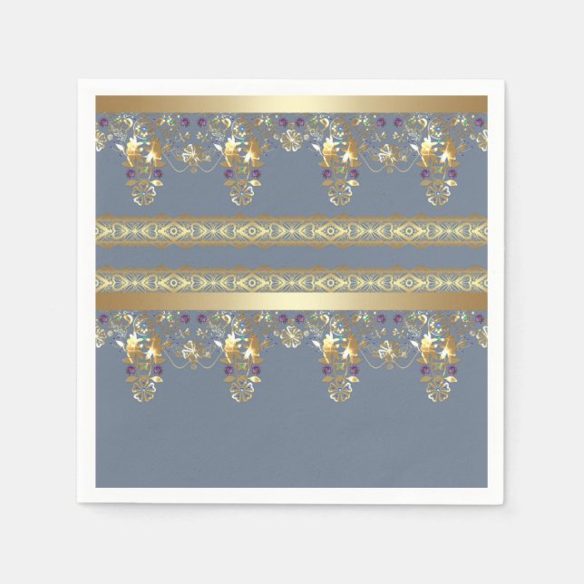 Gold lace napkin (Front)