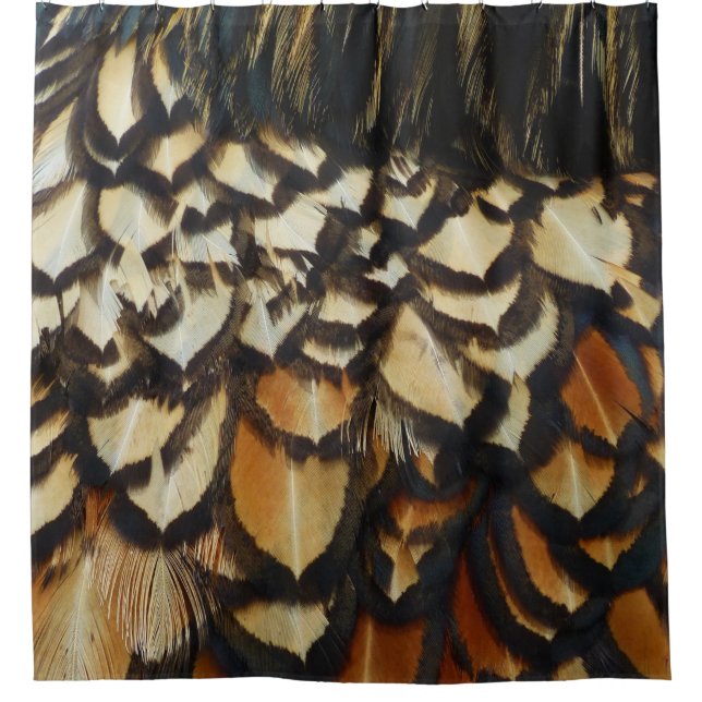 Gold Laced Wyandotte Chicken Feather (Front)