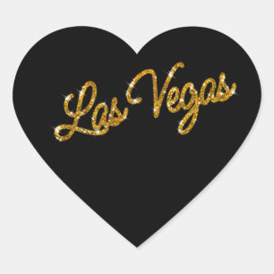  Gold Las Vegas Sparkles Sticker