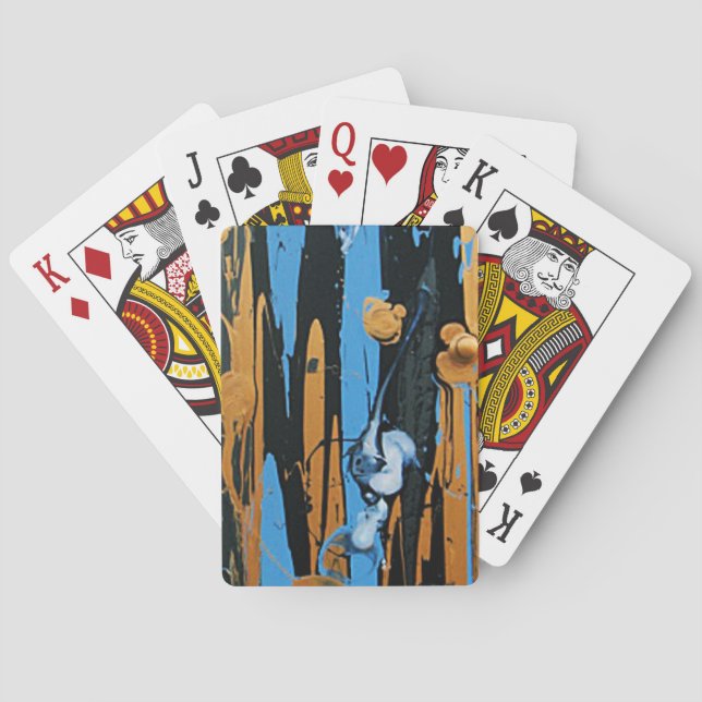 GOLD LAVA PLAYING CARDS (Back)