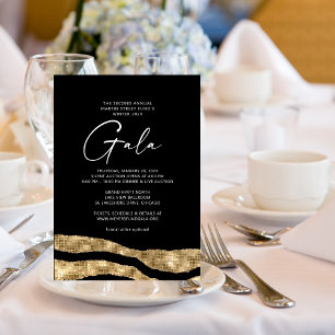 Gold Layers Gala Invitation