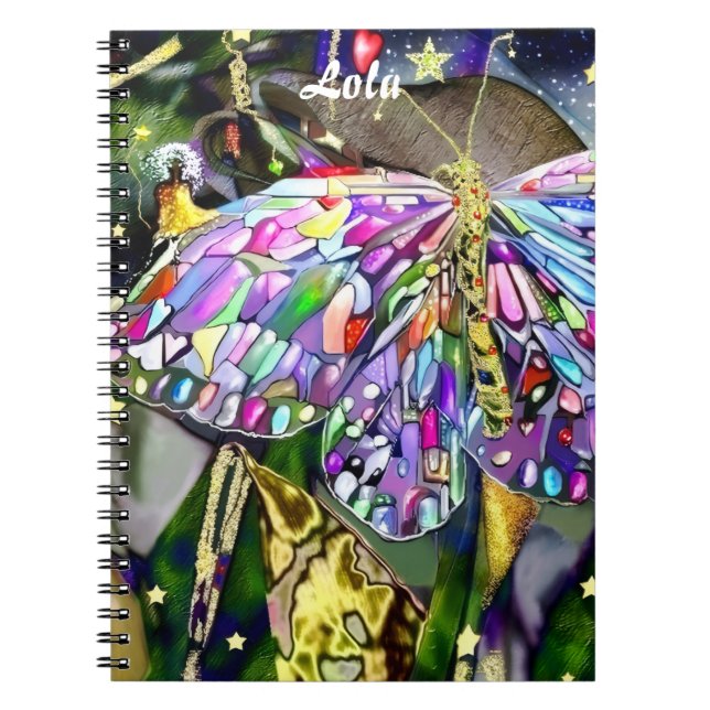 Gold Leaf Butterfly Notebook (Front)