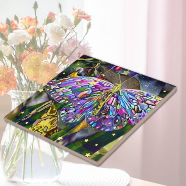 Gold Leaf  Butterfly Tile (Creator Uploaded)