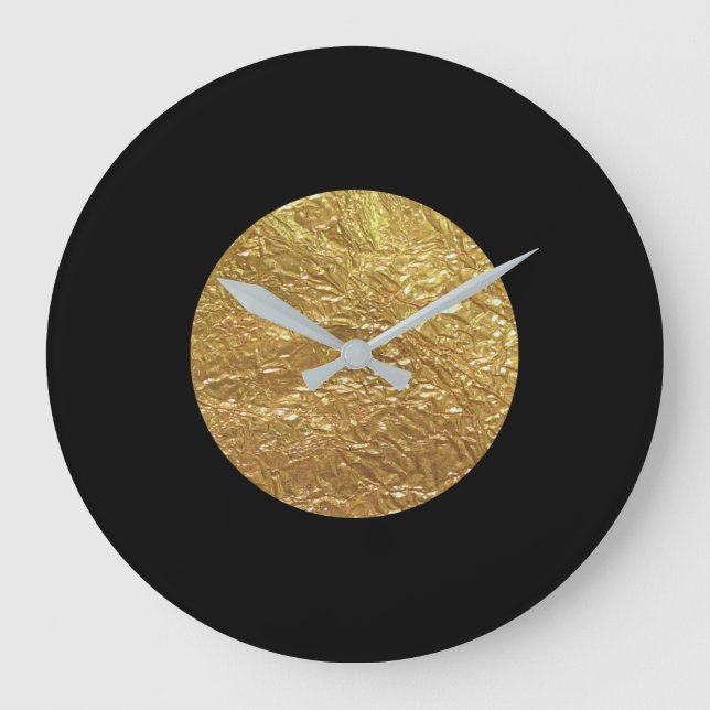 Gold Leaf Large Clock (Front)
