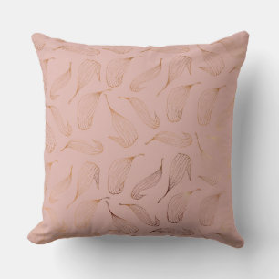 Gold Leaf Soft Taupe Pillow