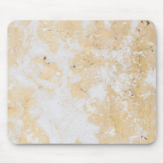 Gold Leaf White Marble Texure Pattern Hybird Mouse Pad
