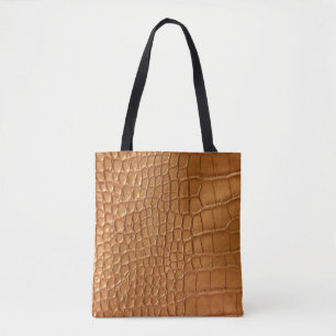 Gold leather texture luxury  tote bag