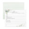 Gold Leaves Greenery Elegant Advice Card