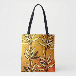 Gold Leaves Tote