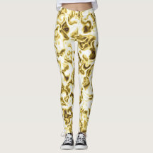 Gold Leggings Gold Stylish Motif Leggings