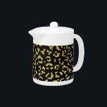 Gold Leopard, Gold Glitter, Leopard Pattern<br><div class="desc">Elegant,  stylish and sophisticated leopard pattern in gold colour. Modern and trendy gift,  perfect for the animal print lover in your life.</div>