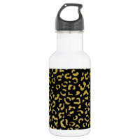 Gold Leopard, Gold Glitter, Leopard Pattern