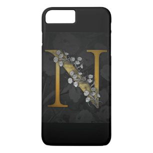 Gold Letter N iPhone 8 Plus/7 Plus Case